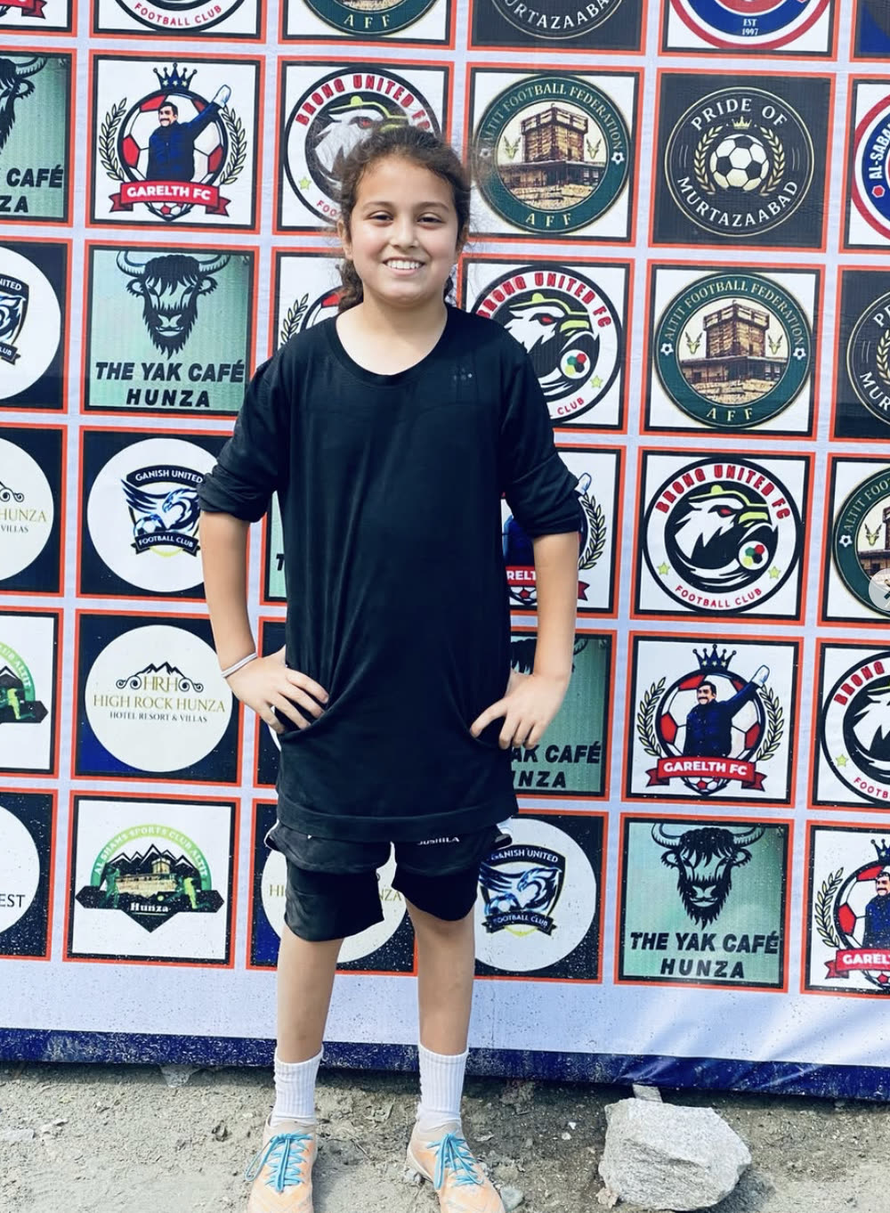 Inayah at a tournament in LYNX PL15 boots